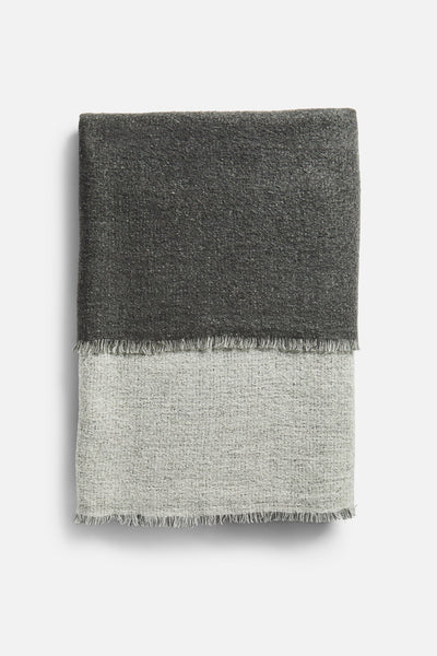product image of double dark grey light grey throw by woud woud 160554 1 547